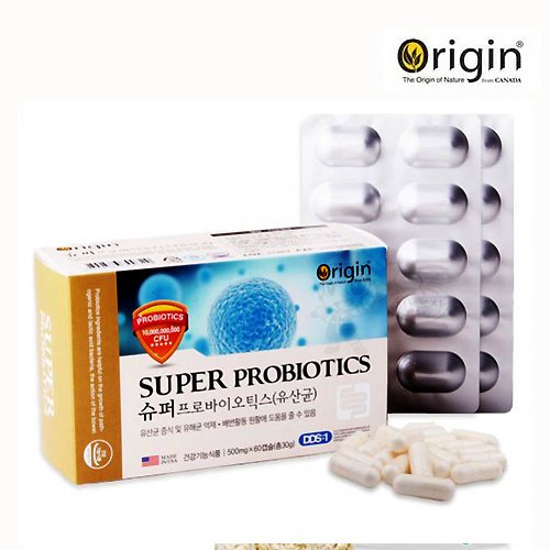 [Origin] 오리진 슈퍼 프로바이오틱스 유산균 500mg x 60캡슐